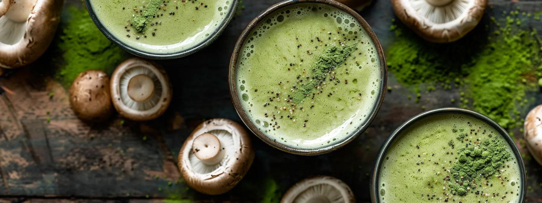 Enhance Your Mushroom Matcha Smoothie for a Delicious Flavor