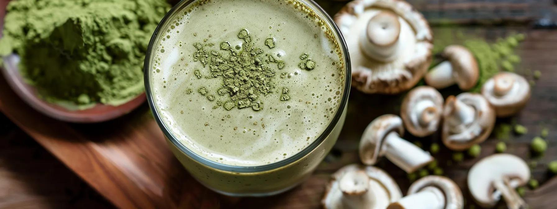 Discover the Best Ingredients for Mushroom Matcha Smoothies