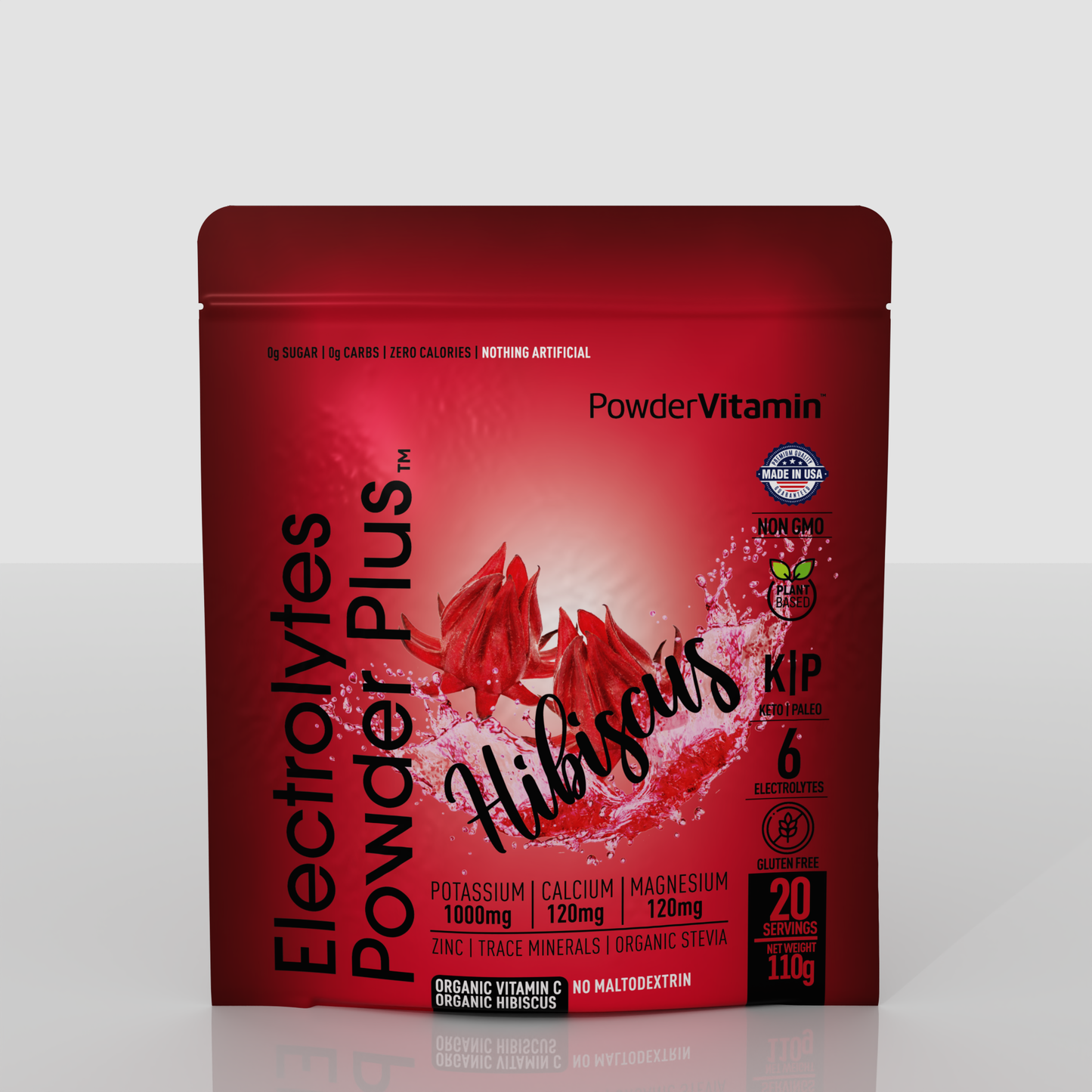 Hibiscus Electrolytes Powder 20 Servings