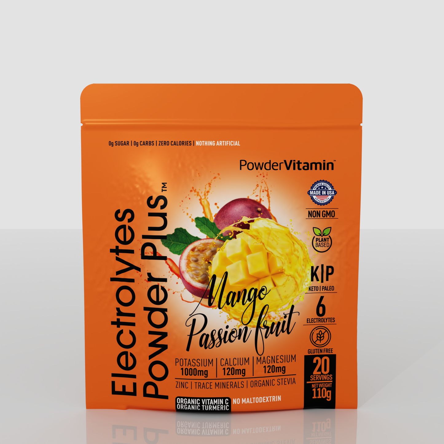 Mango Passionfruit Electrolytes Powder 20 Servings