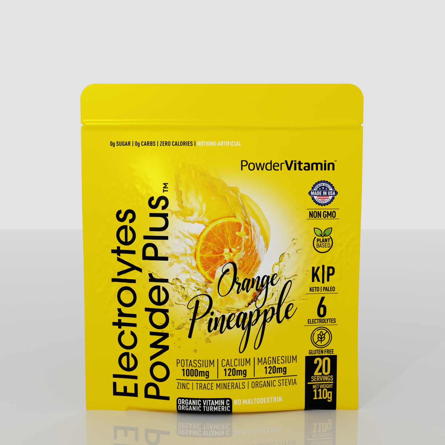 Orange Pineapple Electrolytes Powder 20 Servings