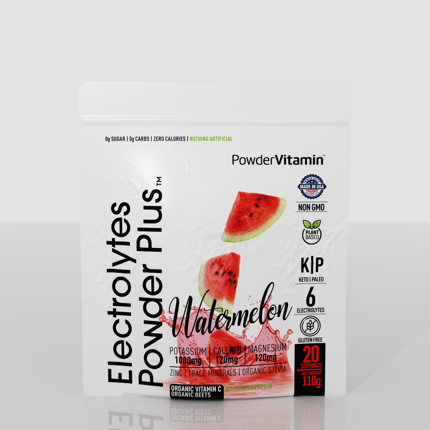 Watermelon Electrolytes Powder 20 Servings