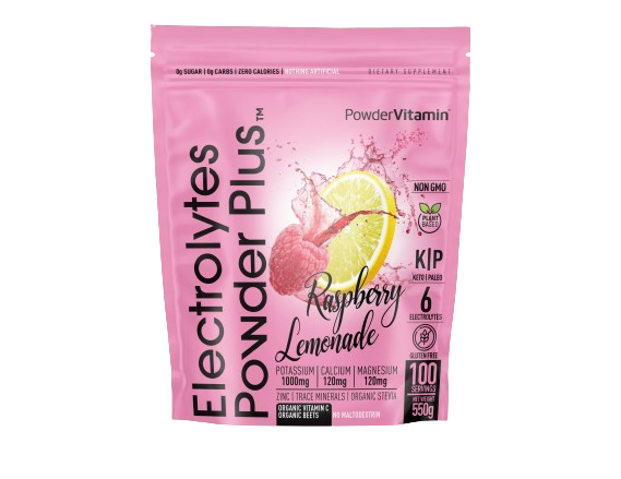 Raspberry Lemonade Electrolytes Powder Plus™ 100 Servings