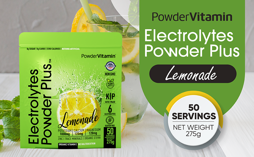 Lemonade Electrolytes Powder Plus™ 50 Servings