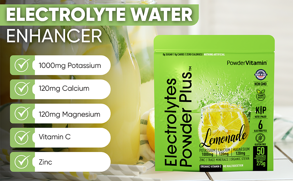 Lemonade Electrolytes Powder Plus™ 50 Servings