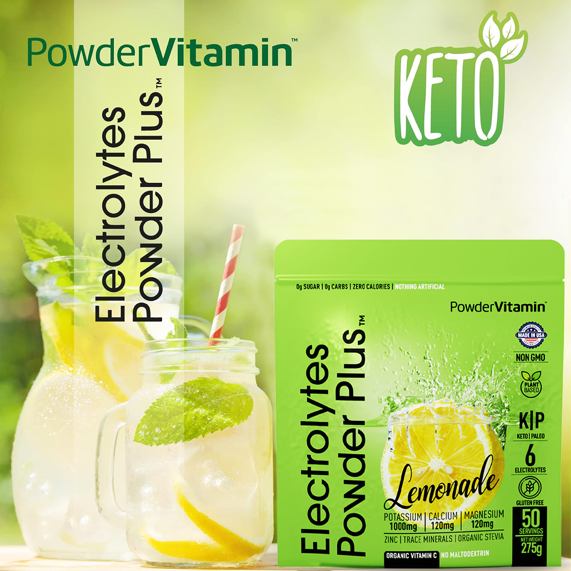 Lemonade Electrolytes Powder Plus™ 50 Servings