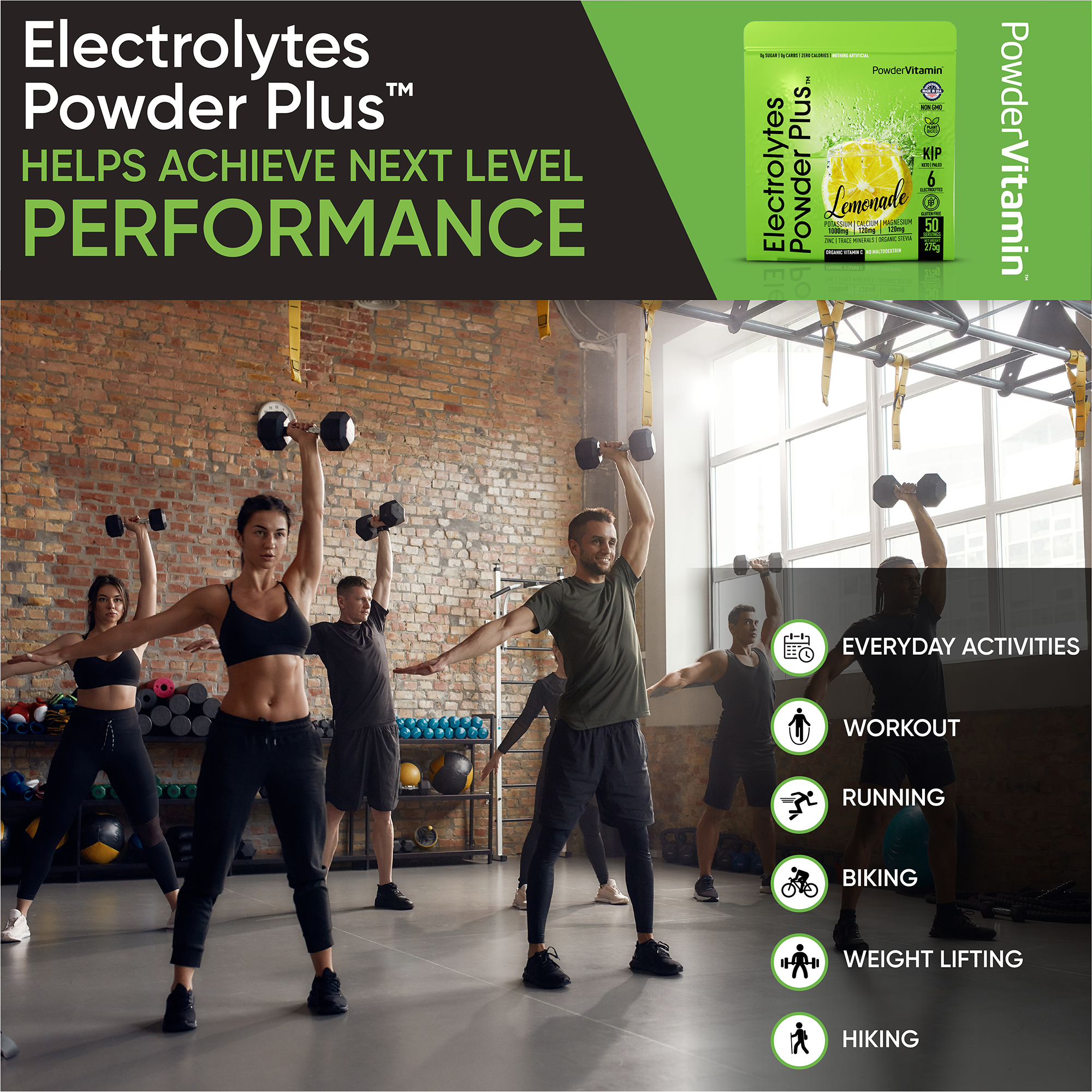 Lemonade Electrolytes Powder Plus™ 50 Servings