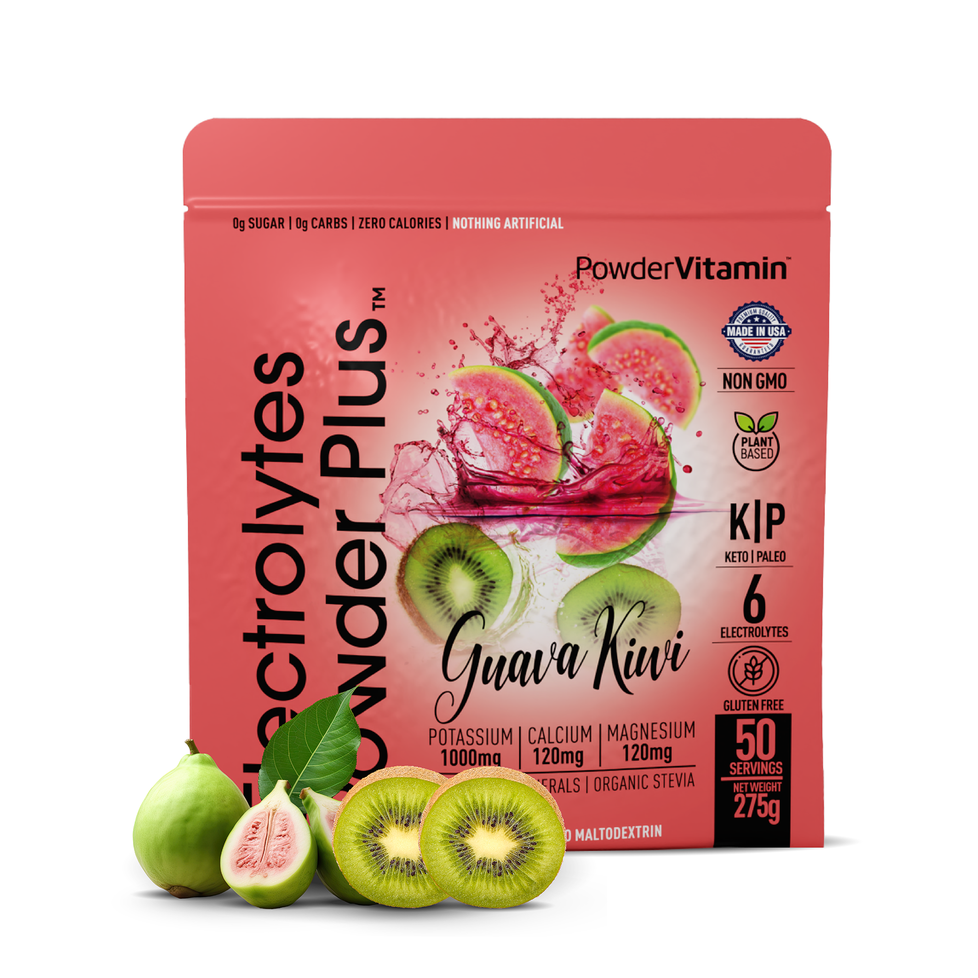 Guava Kiwi Electrolytes Powder Plus™ 50 Servings