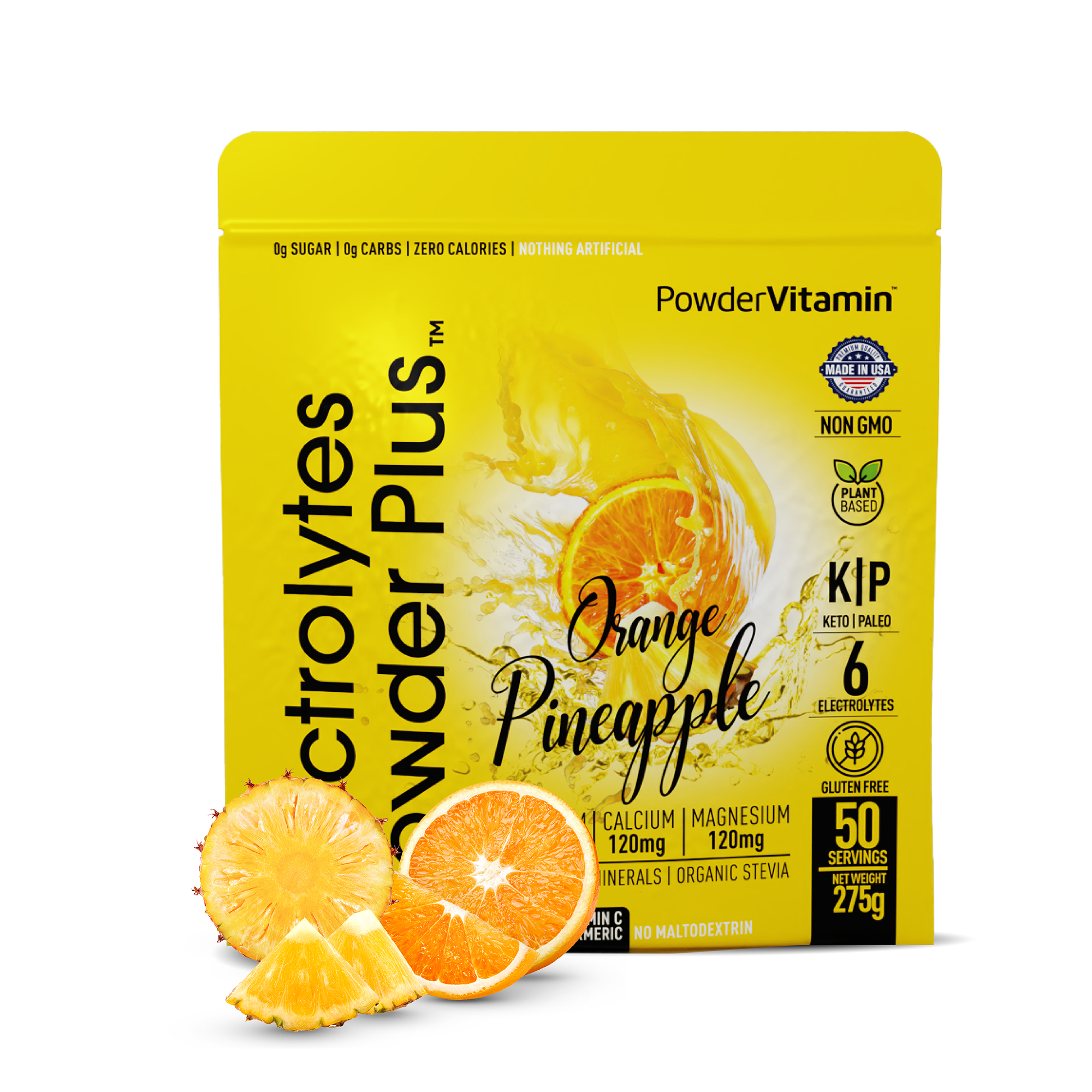 Orange Pineapple Electrolytes Powder Plus™ 50 Servings