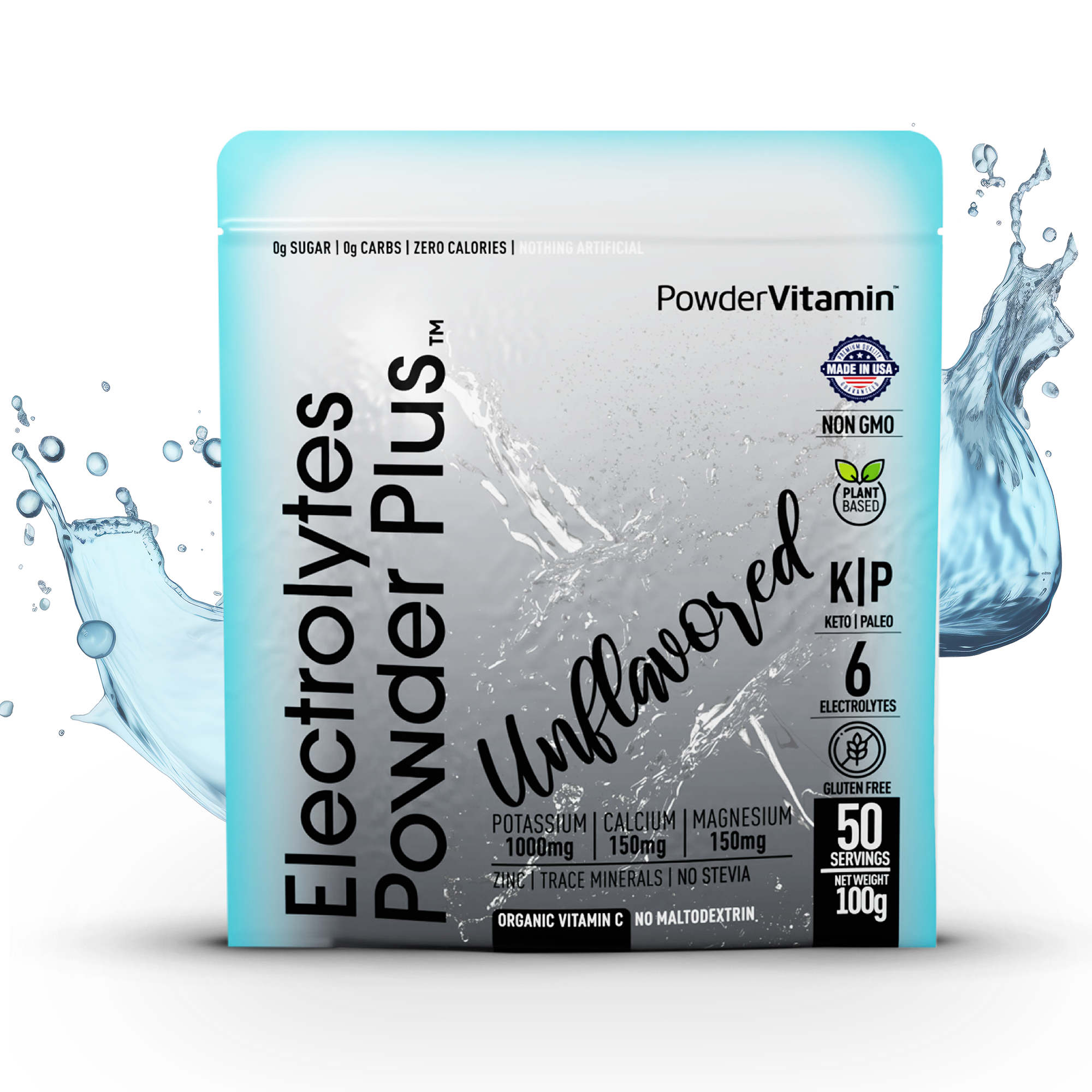 Unflavored Electrolytes Powder Plus™ 50 Servings