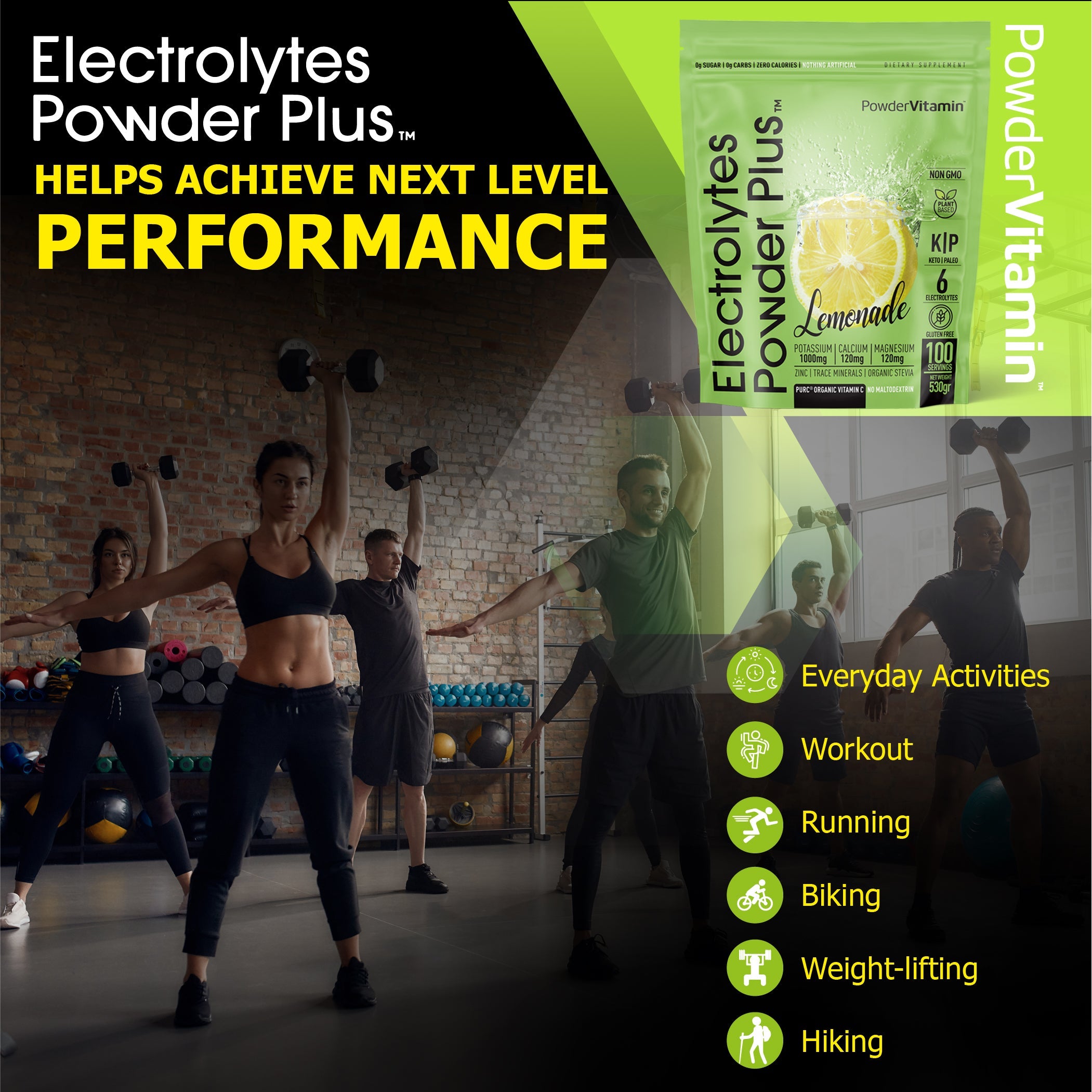 Lemonade Electrolytes Powder Plus™ 100 Servings